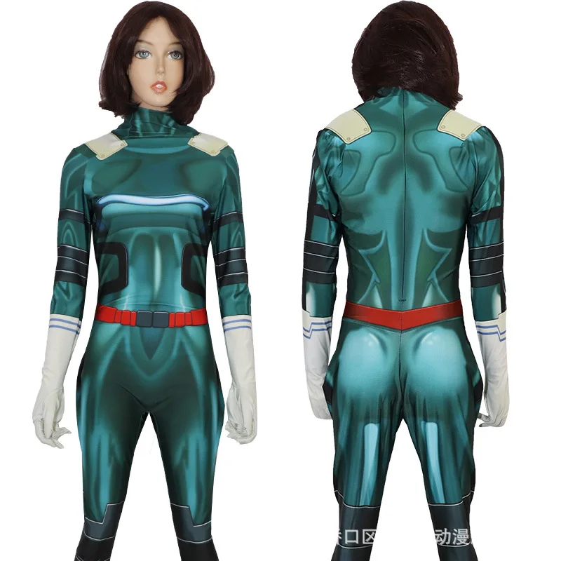 Ainiel My Hero Academy Midoriya Izuko Deku мужские костюмы для косплея женский костюм зентай для девочек облегающий костюм на Хэллоуин для детей и взрослых