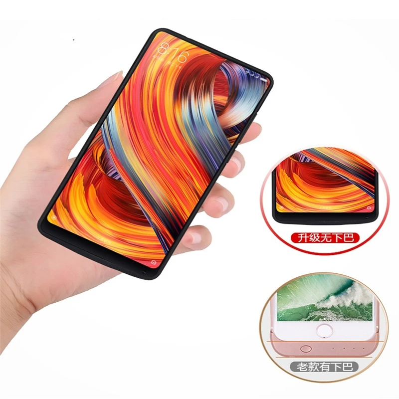6000 мАч для Xiaomi MIX 2 Чехол аккумулятора запасной аккумулятор чехол зарядного
