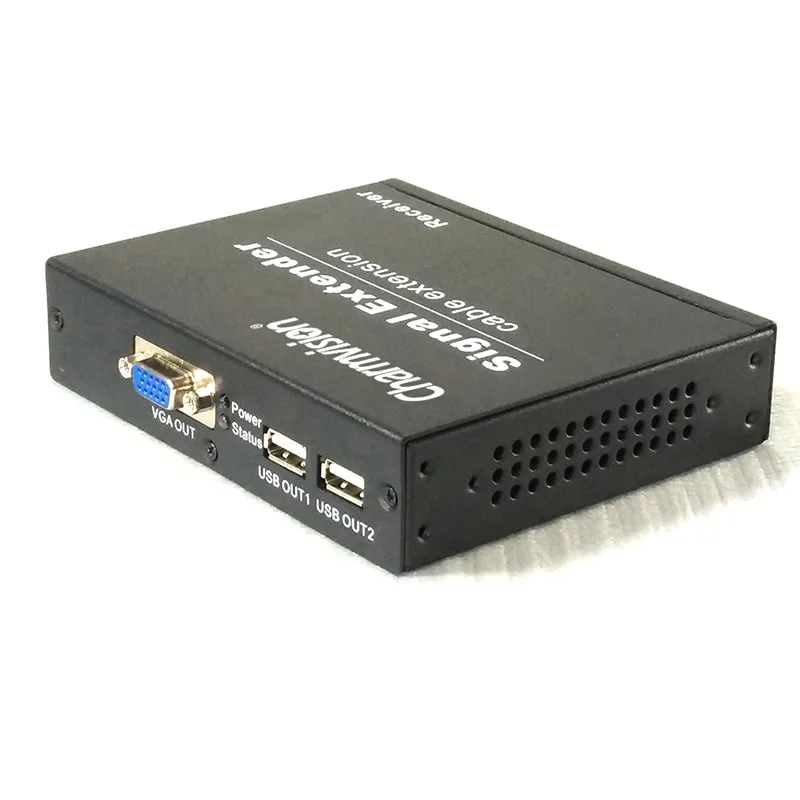 Only Receiver Hosts Charmvision IPKVM-200UVA 200 м IP KVM с 3,5 мм аудио VGA USB клавиатура USB мышь расширение по сети TCP IP LAN макс до 300 м - Цвет: Only Receiver Hosts