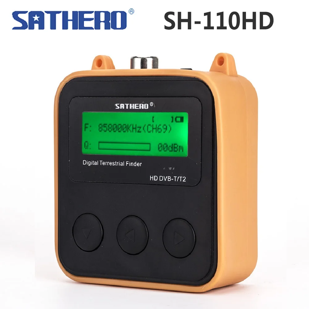 DVB T T2 SH 110HD спутниковый Finder цифровой ТВ метр с ЖК экраном тюнер сигнал