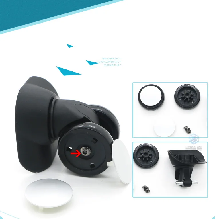 High Quality Replacement Luggage Suitcase 360 Spinner Wheels for Any Bags Travel Trolley Repair Parts W127 | Багаж и сумки