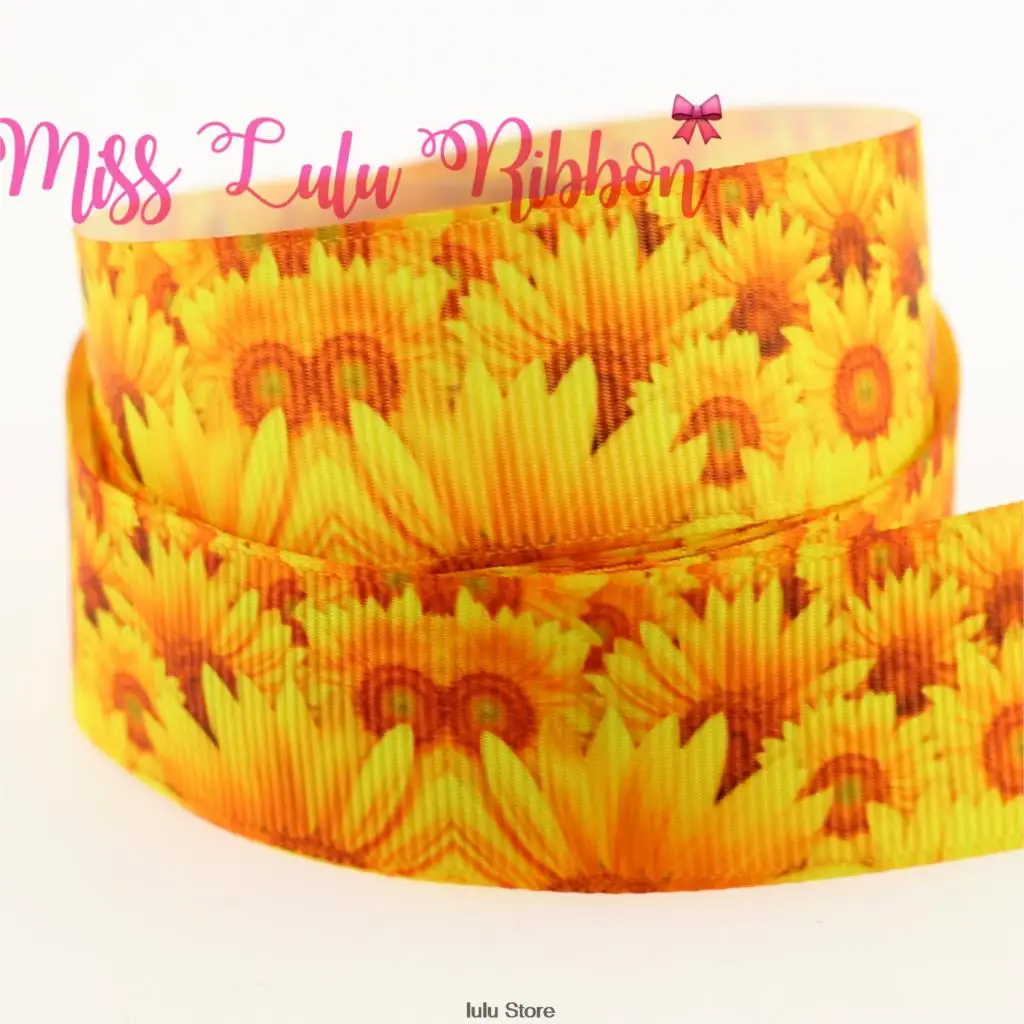 Лента Корсажная с цветочным принтом 6 75 мм 50 ярдов 3/8/9/1/25 мм|ribbon diy|printed grosgrain