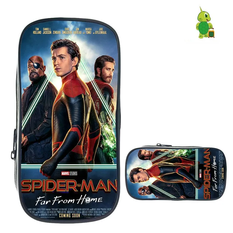 Spider Man Far From Home Pencil Case for Boys Girls Stationery Storage Bags Cosmetic Bag Kids School Supplies Makeup Bag