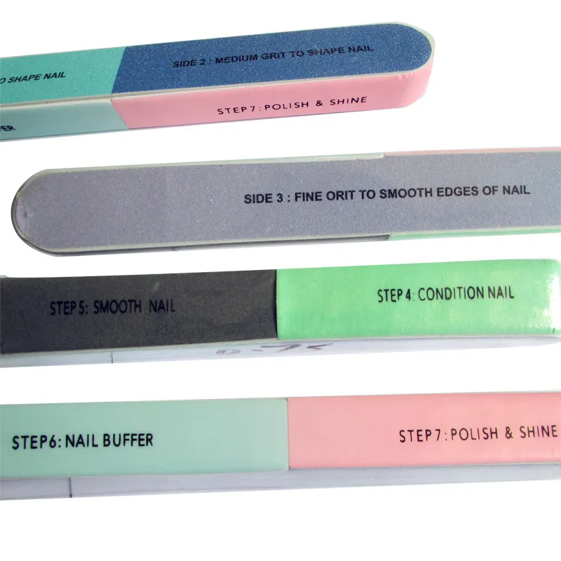 5 шт./лот Полировочная пилка для нейл арта маникюрные насадки дизайна ногтей