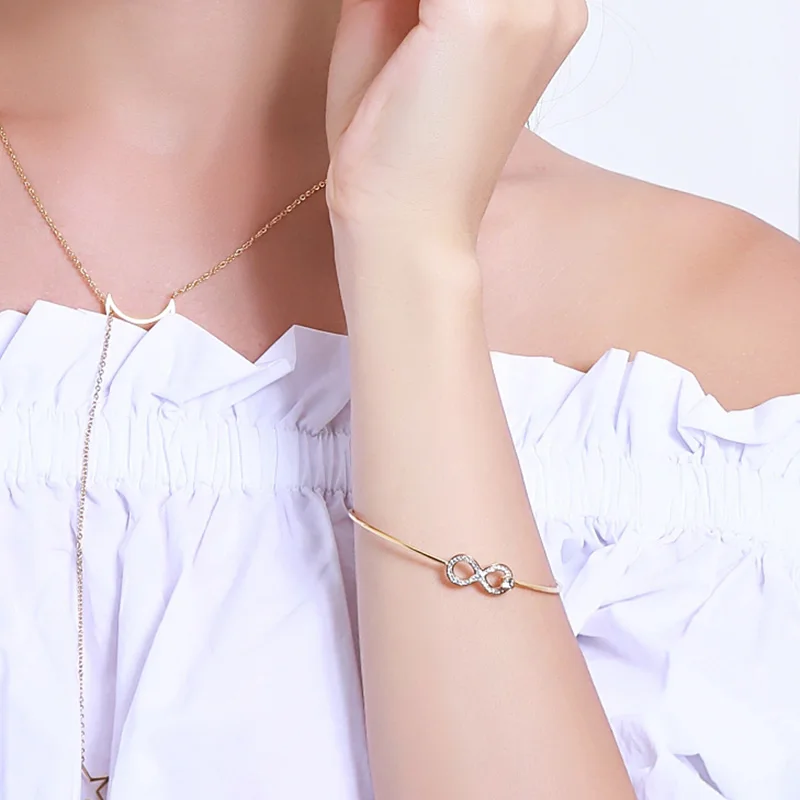 Минималистичный Браслет-манжета ZUUZ для женщин аксессуары браслет из нержавеющей