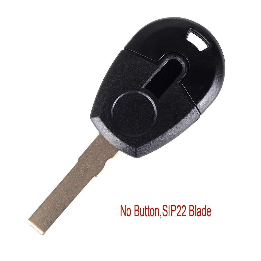 no button SIP22 KEYYOU 10X Сменный Чехол для дистанционного ключа для Fiat Positron EX300 Fob Автомобильный ключ крышка авто транспондер с SIP22/GT15R лезвие - Количество кнопок: no button SIP22