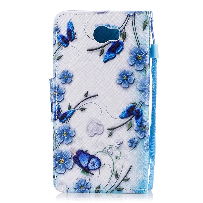 Чехол книжка с кошельком из мягкий чехол для Huawei Y5 ii 2 Y5II/Y6 компактный CUN U29 L21 L01 Honor