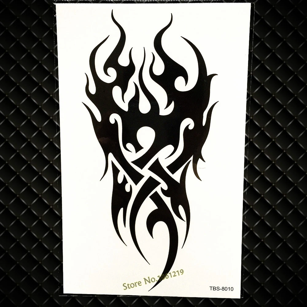 1 шт. высококачественные поддельные металлические татуировки наклейки