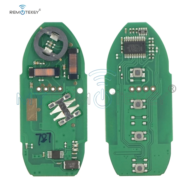 Умный Автомобильный ключ Remtekey CWTWB1U787 4 кнопки 433 МГц чип ID46 для Nissan Sentra 2013 2014