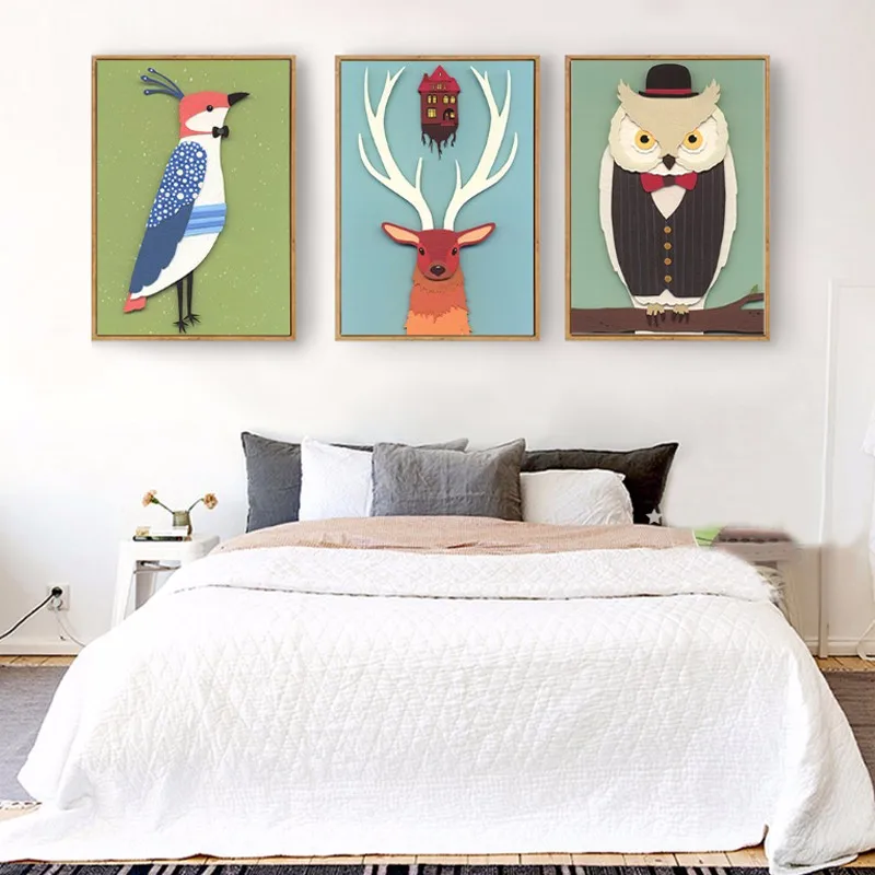 Современный настенный постер и принты &quotмасло&quot Сделай сам настенные картины