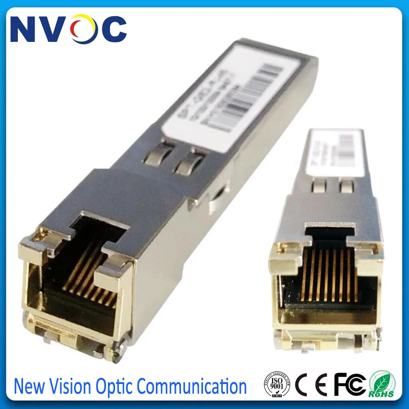 5 шт./лот 10/100/1000 м медный модуль RJ45 SFP волоконно оптический 1000base T