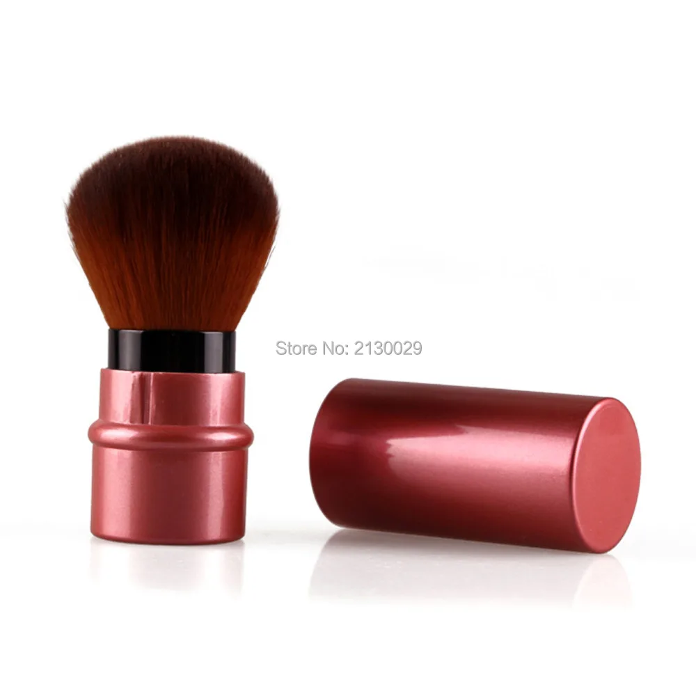

Hot Makeup Tools Pro Retractable Makeup Blush Brush Powder Cosmetic Face Power Brush Kabuki Brush maquiagem 8 Colors 250pcs