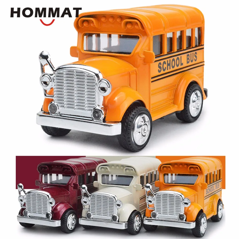Hommate моделирование 1/43 Ретро винажные Классические мини школьный автобус