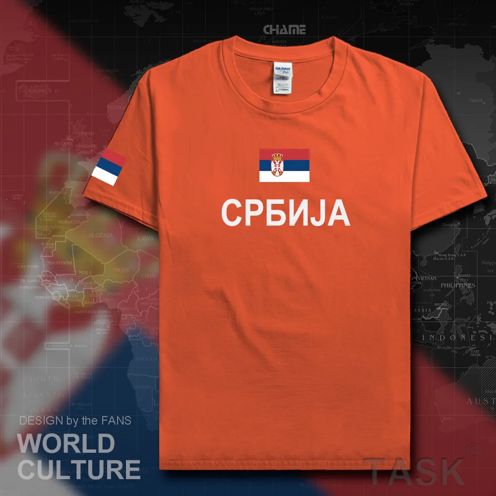 Сербии Сербские мужские футболки Serbs мода 2017 трикотаж национальная сборная