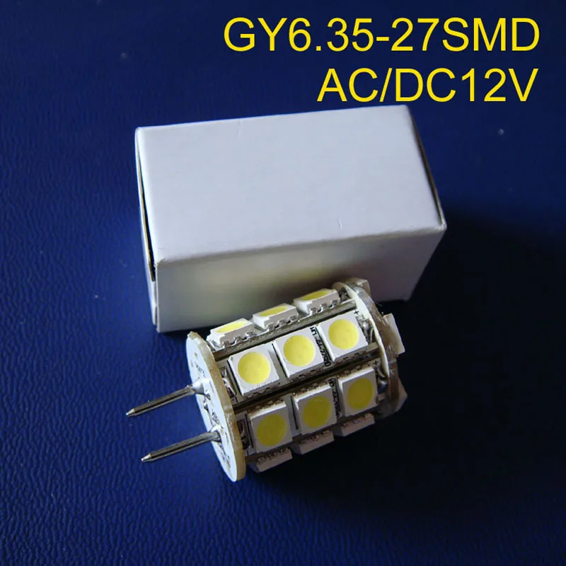 Высококачественные светодиодные лампы 5050 AC/DC 12 В GY6.35 G6.35 GU6 Светодиодные