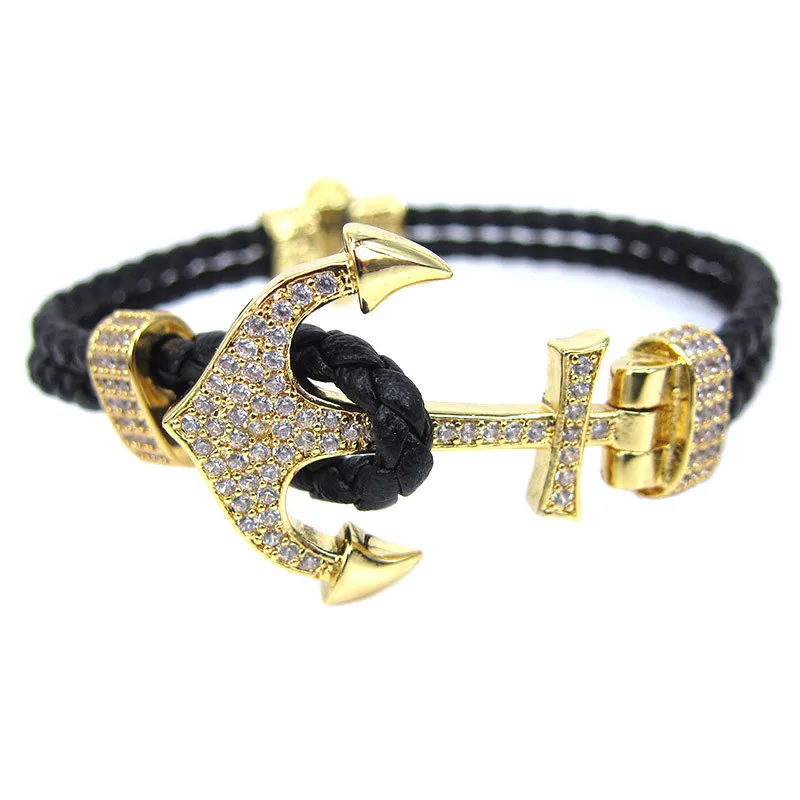 Новинка модные ювелирные изделия Tom hope из полиуретана кожаный браслет с