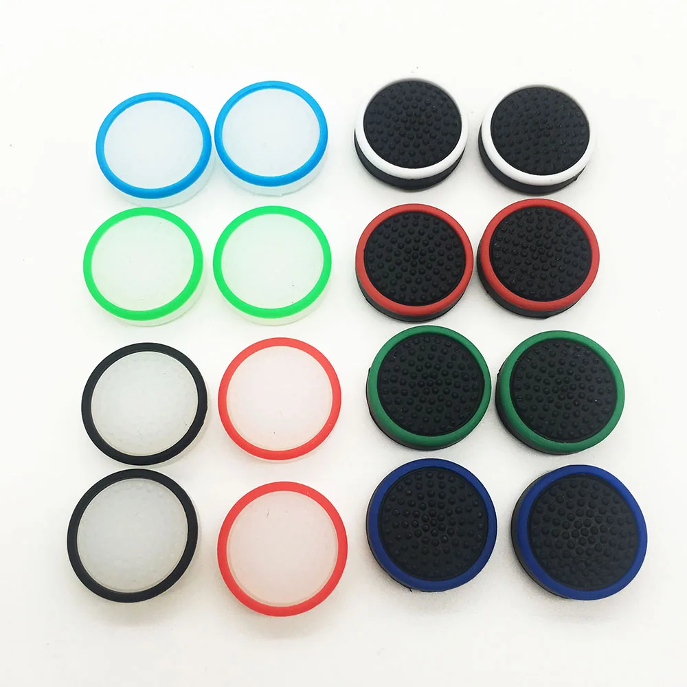 Светящиеся силиконовые резиновые колпачки для большого пальца 2 шт. джойстик