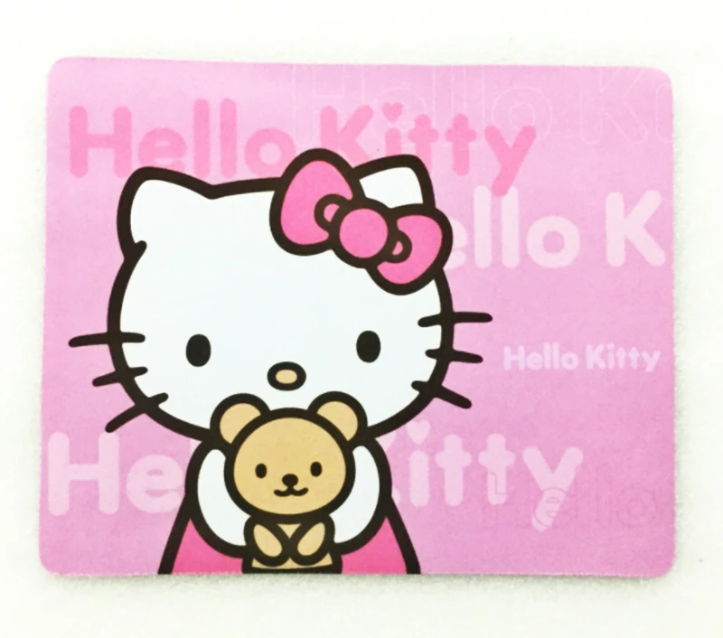 GIAUSA Hello Kitty милый прочный коврик для мыши ноутбука Тонкий маленький размер