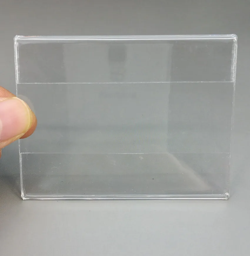 

Small-type Acrylic T1.2mm Plastic Clear Name Card Holders Sign Price Tag Label ID Advertising Display Paper Promotion 3000pcs