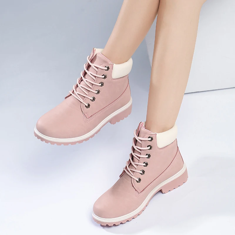 Зимние женские ботинки Классическая женская обувь Теплые ботильоны Zapatos Mujer Tenis