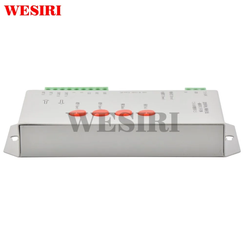 WESIRI T1000S программируемый DMX512 контроллер SD карты для WS2801 WS2811 WS2812B LPD6803 LPD8806 APA102 LED 2048