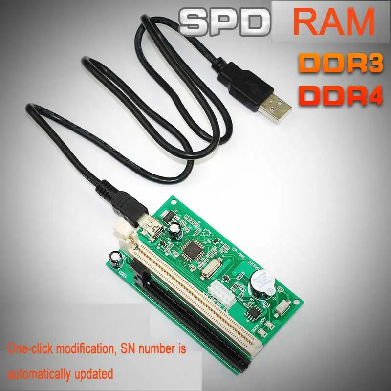 Новые инструменты для программирования памяти DDR4 DDR3 память Bios ROM SPD EP чтение и