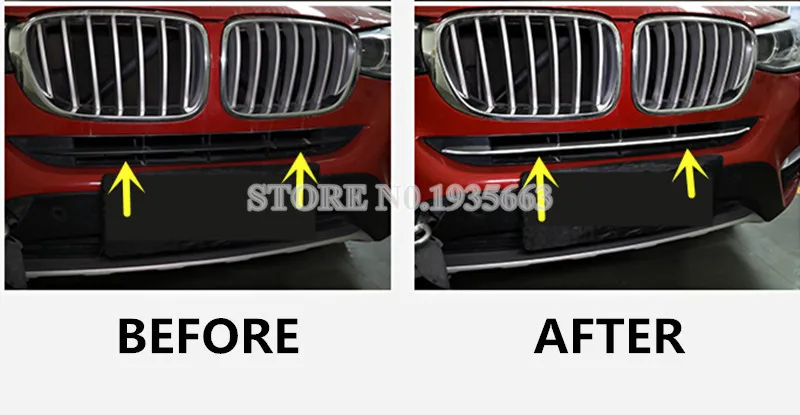 Для BMW X4 F26 нержавеющая передняя решетка сетка литье покрытие отделка 2014 2017 1