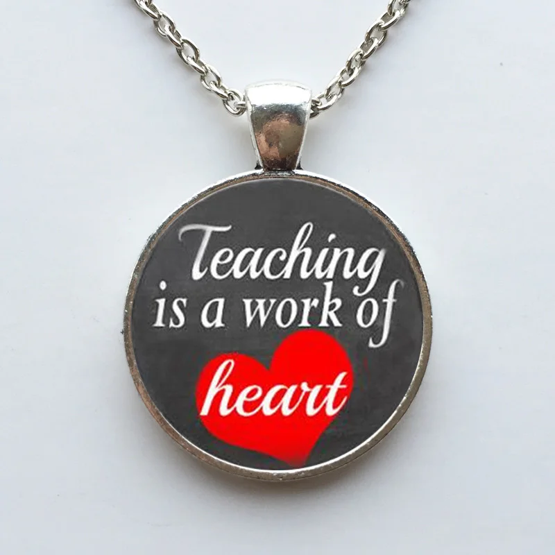 Ожерелье учителя учение это работа чокер с подвеской в форме сердца ожерелье для