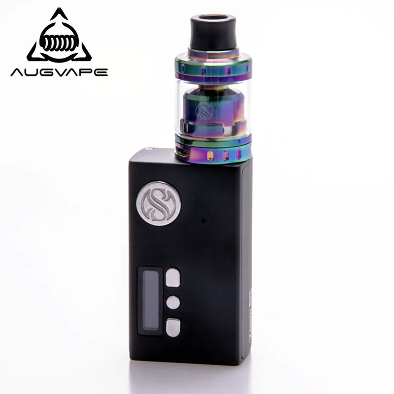 Augvape Zoom 60 электронная сигарета набор Вт 1300 мАч 0.05ohm коробка мод с 2 мл Merlin мини