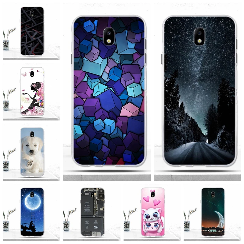 Phone Case For Samsung Galaxy J7 2017 J730 EU Soft TPU Silicone Back Cover for J730F Coque Capa Funda |