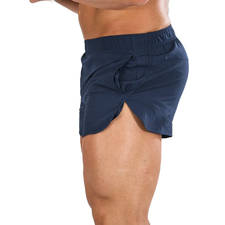 Летние мужские спортивные шорты для фитнеса бодибилдинга тренировок спортивная