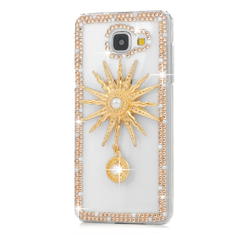 Nextmall для Galaxy A5 3D со стразами Bling С кристалалми и защитный В виде ракушки чехол Samsung