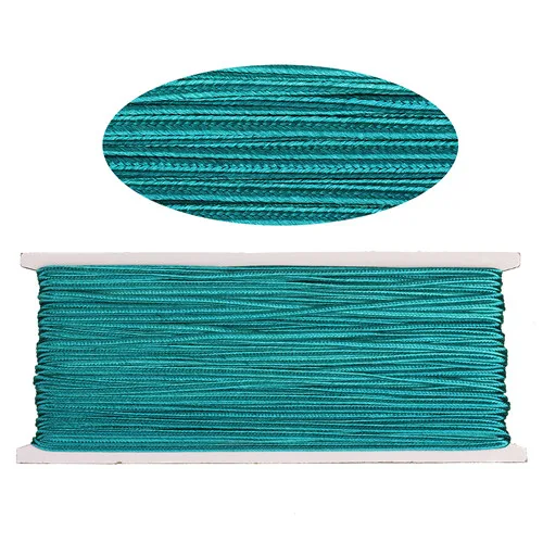 lake blue 16 Colors 34 yards/lot(31Meter) Approx.3mm Chinese Soutach Snake Belly Nylon Rope Cord Soutache DIY Jewelry Material Accessories - Цвет: lake blue