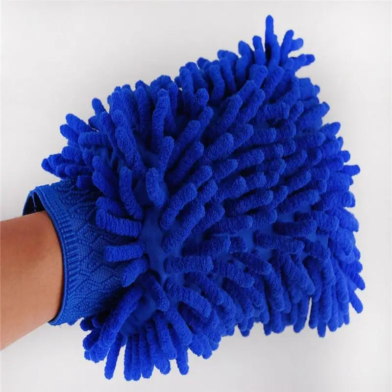 Шенильная микрофибра автомобиля Кухня Бытовая тряпка для мытья Перчатка чистки