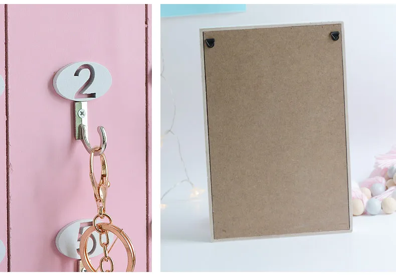 1 шт. скандинавский деревянный ящик для ключей настенный стеллаж хранения