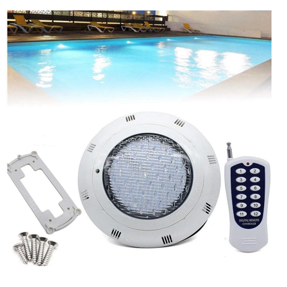 Подводный разноцветный RGB фонарь для бассейна 24 светодиода 12 В Вт +
