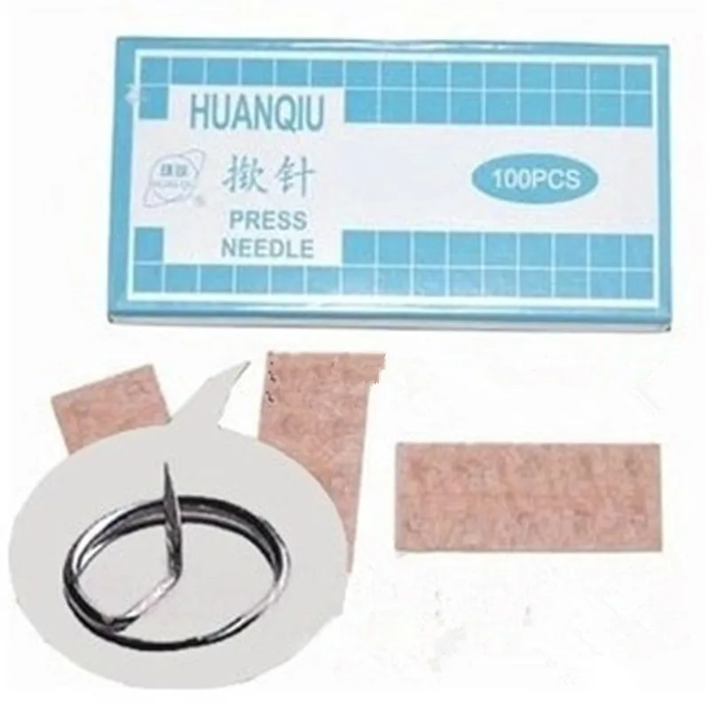 Горячее предложение! Распродажа! 100 шт Ушная игла для иглотерапии Пресс массаж