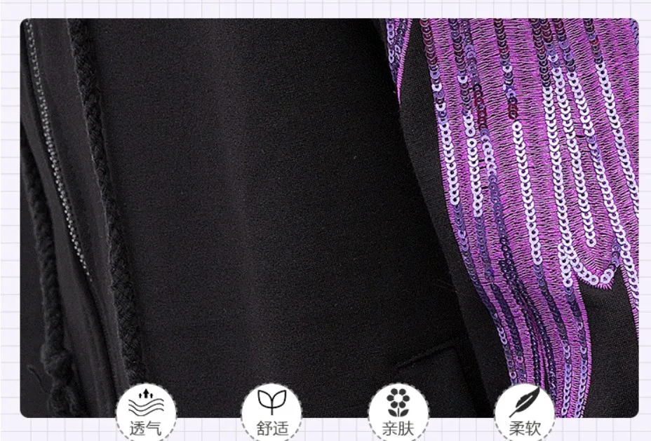 

Maxi Size Women Autumn Sequins Wing Embroidery Long Sleeve Hood Hoodies Sweatshirt Tops New Unisex Loose Sweatshirts NS586