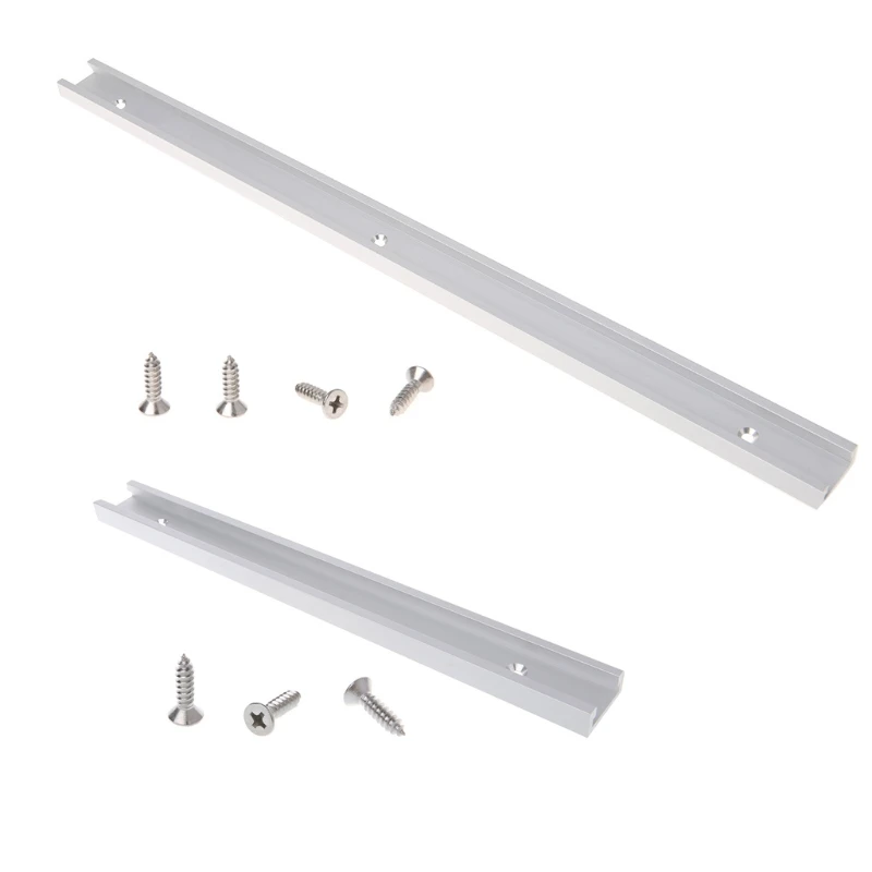 

Aluminium Alloy T-track Woodworking T-slot Miter Track Jig Fixture Router Table
