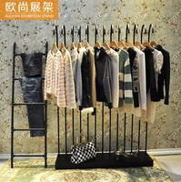 the new high grade iron art clothing rack floor style derrick clothing store display rack