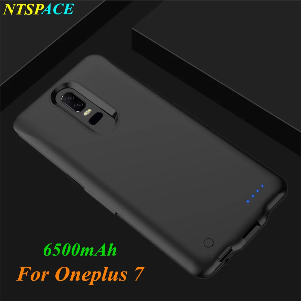 Портативное зарядное устройство для Oneplus 7 Чехол батареи 6500 мАч Зарядное зарядки