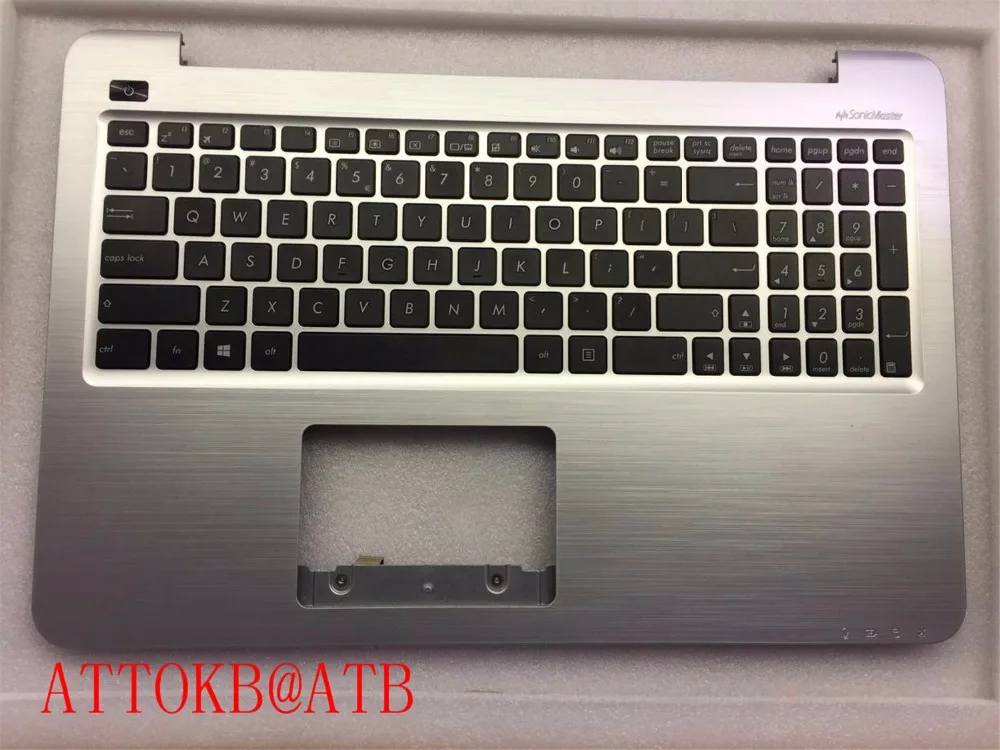 

New RU/US Laptop Keyboard for Asus X556 FL5900U A556U K556UA X556UA F556U VM591U V556U R558U Keyboard Palmrest Cover