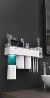 furniture bathroom articles mouthwash cup set toothbrush cup shelf shelf couple shelf automatic toothpaste squeezing artifact