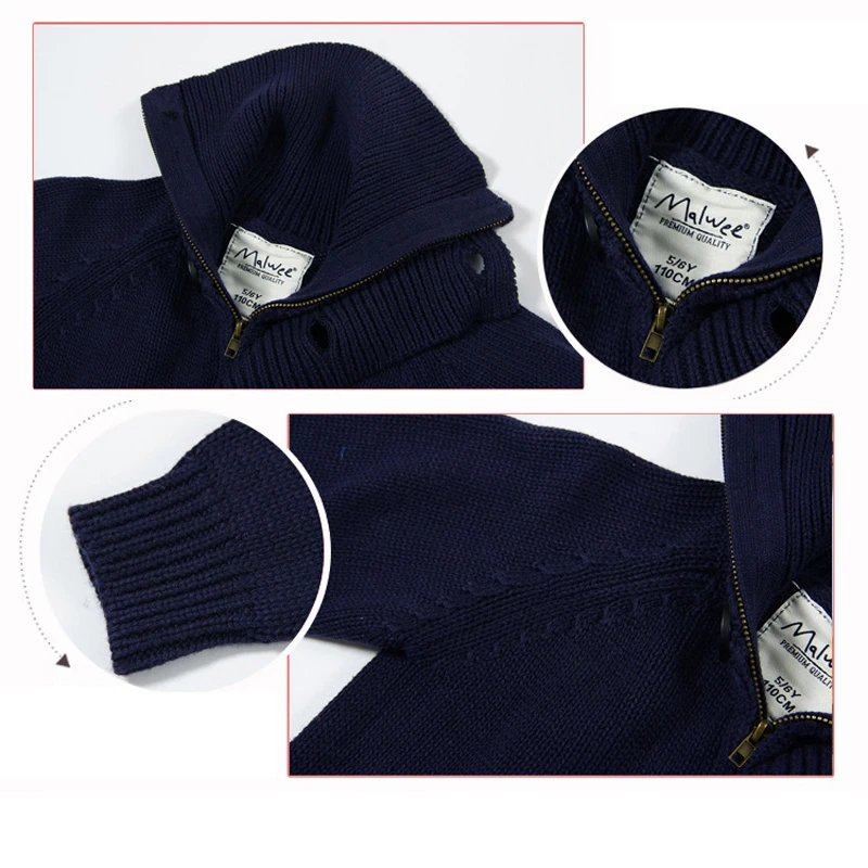 Свитер с длинным рукавом для мальчиков 2-7 лет | Мать и ребенок