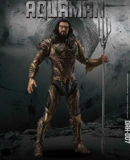 

DC Justice League Aquaman BJD Joints Moveable DAH-007 Action PVC Collectible Figure Toys 21cm