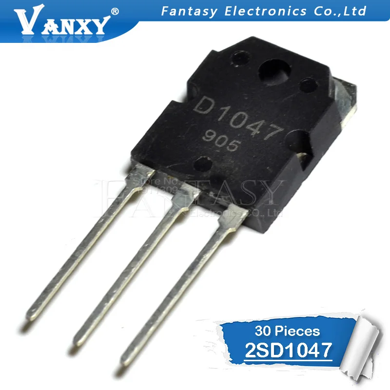 30 шт. 2SD1047 TO247 D1047 TO-3P Транзисторы новые и оригинальные IC | Электронные компоненты