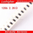 Резистор 100 SMD, 1206 ком, 5% ком, 2,2 ком, 222 Ом, 2,2 шт.