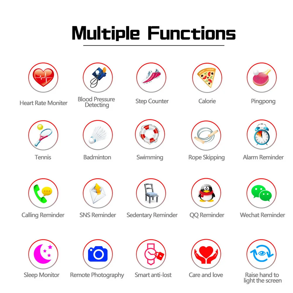 F5 умные спортивные часы 1 3 дюйма Сенсорный экран мониторинга сердечного ритма