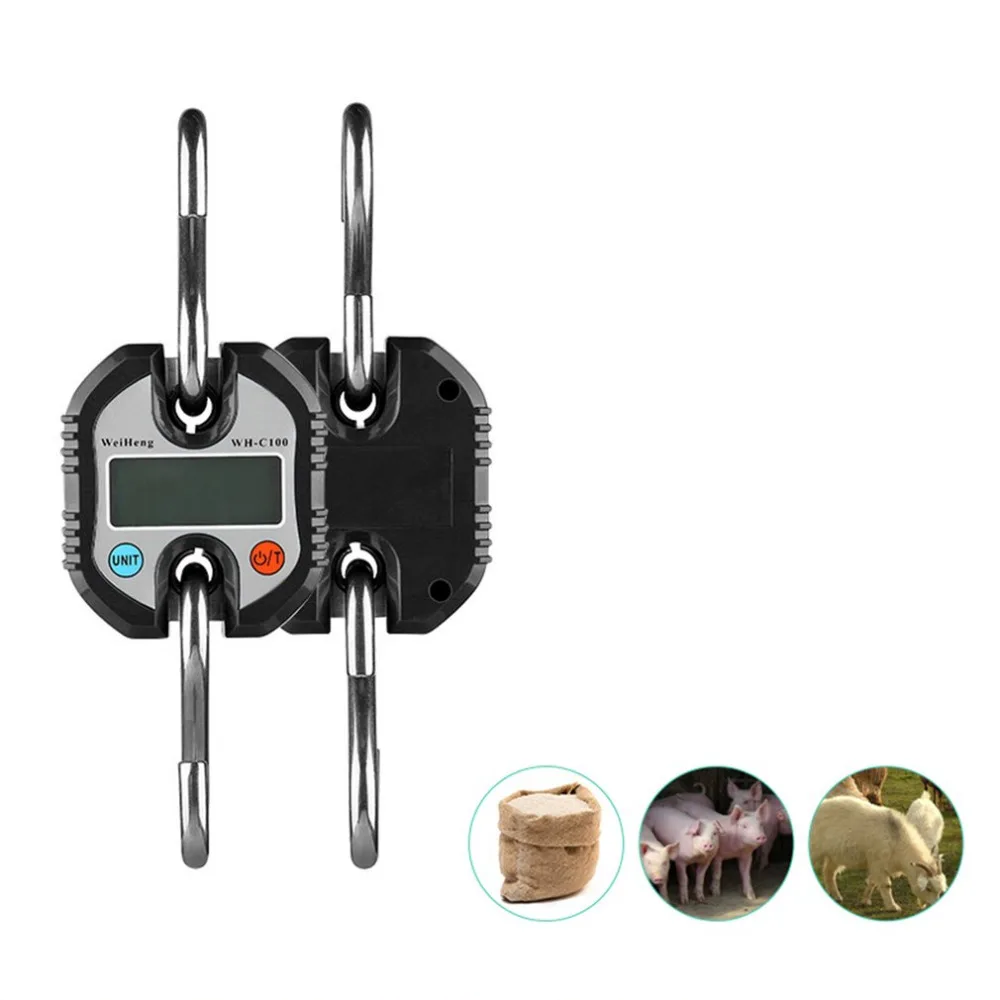 Portable Electronic Digital Scale 150kg x 50g Scales Weighing Luggage Balance Hanging Crane LED backlight With Heavy Duty Hook |