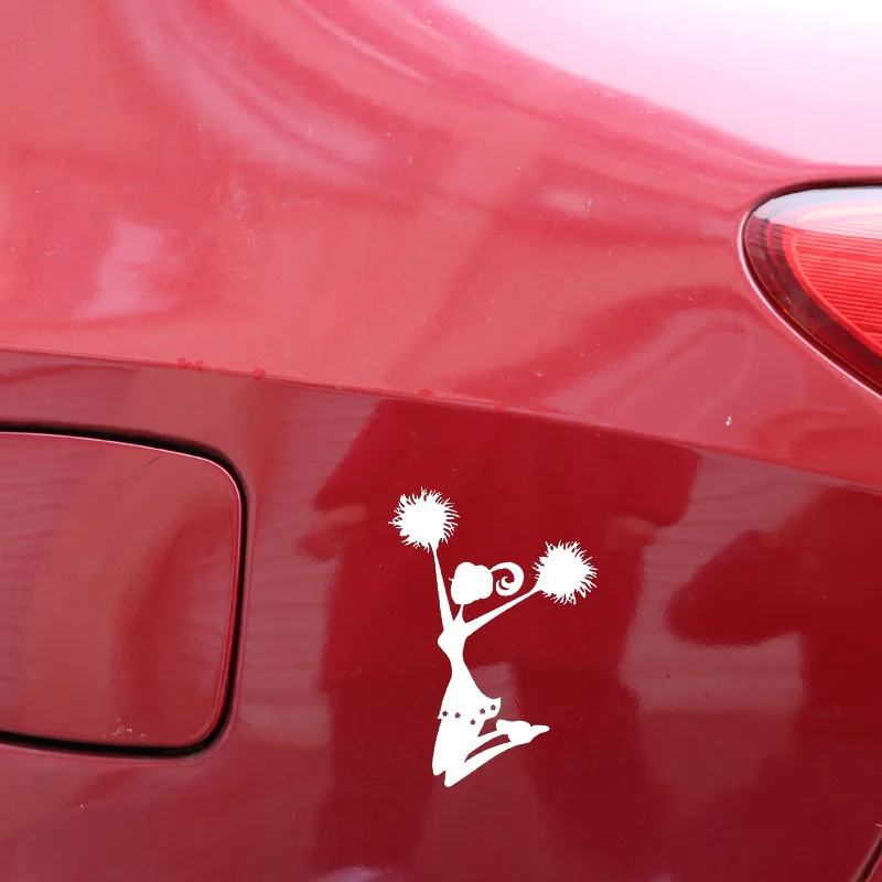 YJZT 9.8*13.8CM Funny One of the Sports Cheerleader Decor Car Sticker Vinyl Black/Silver C12-1414 | Автомобили и мотоциклы